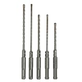 Hitachi 725615 SDS4 Five-Piece Plus Hex 5/32-Inch and 3/16-Inch Drill Bit Set