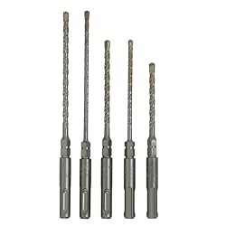 Hitachi 725615 SDS4 Five-Piece Plus Hex 5/32-Inch and 3/16-Inch Drill Bit Set