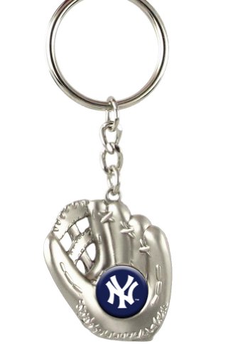New York Yankees - MLB Silver Baseball Glove Keychain