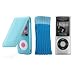 New 5th Generation Nano Blue Flip Case + Blue Sock & Crystal Ice Box Case Cover For the New Apple iPod 5G Nano with Camera (Sep 2009) 8GB & 16GB
