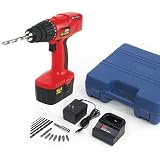 Cordless Drill with Accessories - 14.4... by Michigan Industrial Tools