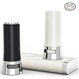 Gideon&trade; Magnetic Automatic Open/Close Salt and Pepper Shaker Set with Base