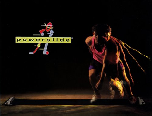 10ft Powerslide Slide Board Lateral Exercise Trainer (Small Booties)
