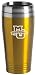 Marquette University - 16-ounce Travel Mug Tumbler - Gold