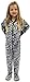 PajamaMania Kids Fun Prints Footed One Piece Pajamas