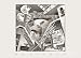 Kitchen & Housewares : Relativity by M C Escher. Art Print Poster. 27.5 inches width by 19.5 inches height.