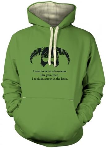 Arrow In The Knee (black Detail) Premium Hoodie X Small Peapod