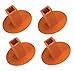 Markwort 4 Pack Ground Receptacle Plugs (Orange)