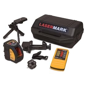 CST Berger 58-ILM-XTE Indoor Outdoor Pulsing-Beam Cross Line Laser Level with Detector by CST/Berger