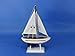 Blue Sailboat Christmas Tree Ornament 9