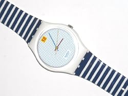 Dotted Swiss Stripes Quartz men's watch