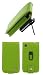 Image: Apple iPhone 3G - Green Premium Leather Flip Case with Removable Video Stand Rotating Belt Clip - Bundled with Screen Protector (Not Compatible with 1