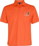 Miami Hurricanes Orange Rowing Polo Shirt