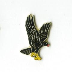 Schwarzer Adler black Eagle Fan Badge Metall Button Pin Pins Anstecker 42