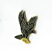 Schwarzer Adler black Eagle Fan Badge Metall Button Pin Pins Anstecker 42
