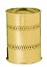 Taymor Polished Brass Round Metal Wastebasket