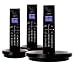 iDect X1i Triple Digital Cordless Telephone With Answer Machine - Black