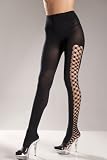 Fence Net Sides Pantyhose Black Q