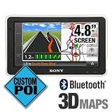 Sony NVU83T 4.8'' Widescreen Bluetooth Portable GPS Navigator