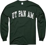 Texas-Pan American Broncs Green Arch Long Sleeve T-Shirt