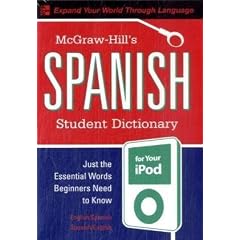 [McGraw-Hill's Spanish Student Dictionary for your iPod (MP3 Disc + Guide) (Ty]