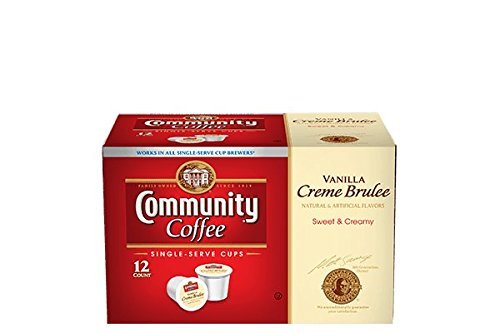 Community Coffee Vanilla Creme Brulee K-Cups, 12 Count