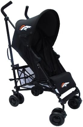 Denver Broncos Black Umbrella Stroller