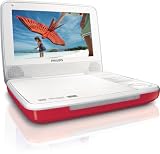 Philips PET741/37 Portable DVD Player with 7-Inch LCD, Red