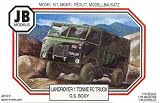 1:76th Scale Land Rover 1 Tonne FC Truck G.S. Body Model Kit
