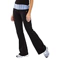 Icon by Marika Women's Ruched Waist Yoga Pant - Black/Blue