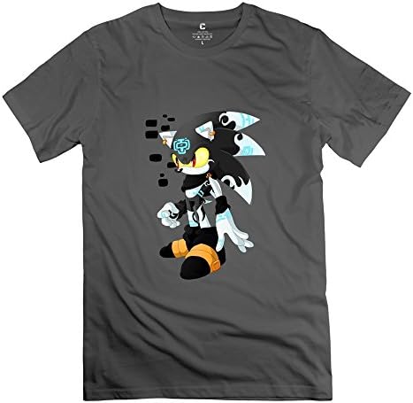 Hoxsin DeepHeather Men's Sonic Symbol 100% Cotton Tshirt Size XS