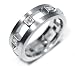 Jewelry : Princess Diamond Right Hand Ring, 18k White Gold, Ring 6, TW 0.65 Carat