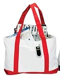 Daily Tote - Red/white