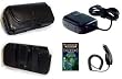 Cell Phone Accessories Bundle for Sprint Palm Treo 800w (Includes; Executive Case with Belt Clip, Rapid Car Charger, Home Wall Charger, Generation X Antenna Booster)