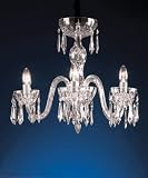 Waterford Crystal Lismore Red Chandelier 9 Arm