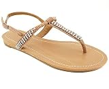 Lizard Print Rhinestone Sandal 6.5 NAT