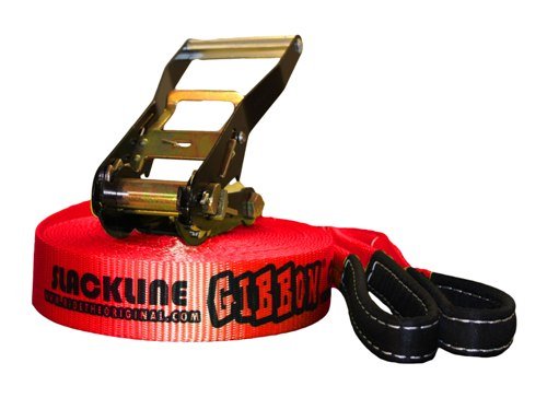 Gibbon 14M Classic Slackline, Red, 15 Meters