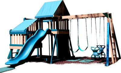 Monkey Playsystem Swing Set Green Package #2