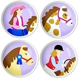 Patchwork Ponies Knob Set by Olive Kids