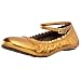 Marc by Marc Jacobs Women's 694157 Flat,Gold,38.5 EU (US Women's 8.5 M)