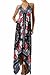 Silk Feel Handkerchief Hem Criss Cross Back Adjustable Maxi/Long Dress