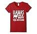 Llamas Make Me Happy You Not So Much Llamas T-Shirt