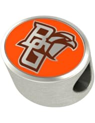 *Premium Collection* Bowling Green Falcons Bead Charm Fits Most European Style Bracelets Including, Chamilia, Troll and More. High Quality Bead in Stock for Immediate Shipping.
