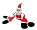 Kyjen Plush Puppies Santa Squeaky Squiggler