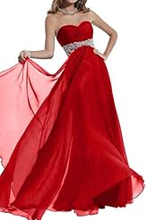  2015 Empire   Waistline Chiffon Evening Dress/Prom Dress  With Rhinestones