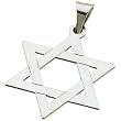 14Kt White Gold Star of David Gold Pendant
