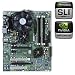 PC Hardware : XFX nForce 680i LT SLI Motherboard CPU RAM Kit - OEM, Intel Core 2 Quad Q6700 Processor 2.66GHz OEM, 2GB PC6400 DDR2-800 (2x1GB), Heatsink, Fan, Pre-Assembled