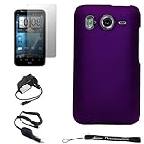 Purple Smooth Design Cover / 2 Piece Snap On Crystal Protective Hard Case f ....