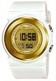 Baby-G Dual Time White Strap Yellow Dial Women's Watch #BGD-100G-7DR