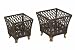 Kitchen & Housewares : Garden design set of 2 square lattice planters garden furniture